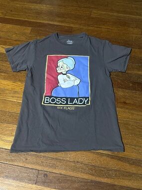 Six Flags x Looney Tunes Unisex Granny “Boss Lady” Tee, Small